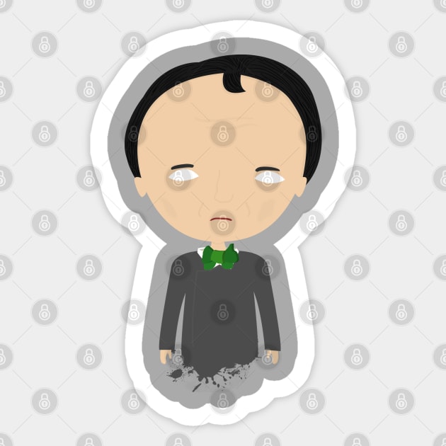 Charles Baudelaire Sticker by Creotumundo